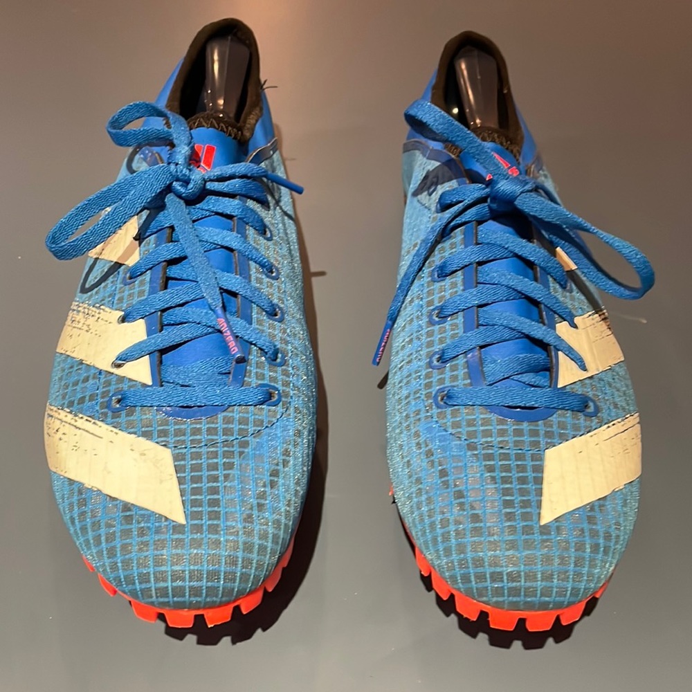 Blue size 9.5 track shoes